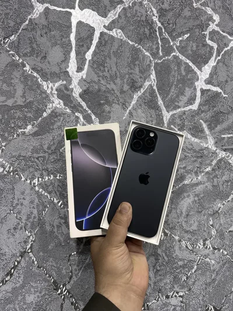 iPhone 16 Pro Max with Box Non Pta Factory Unlock 512 GB